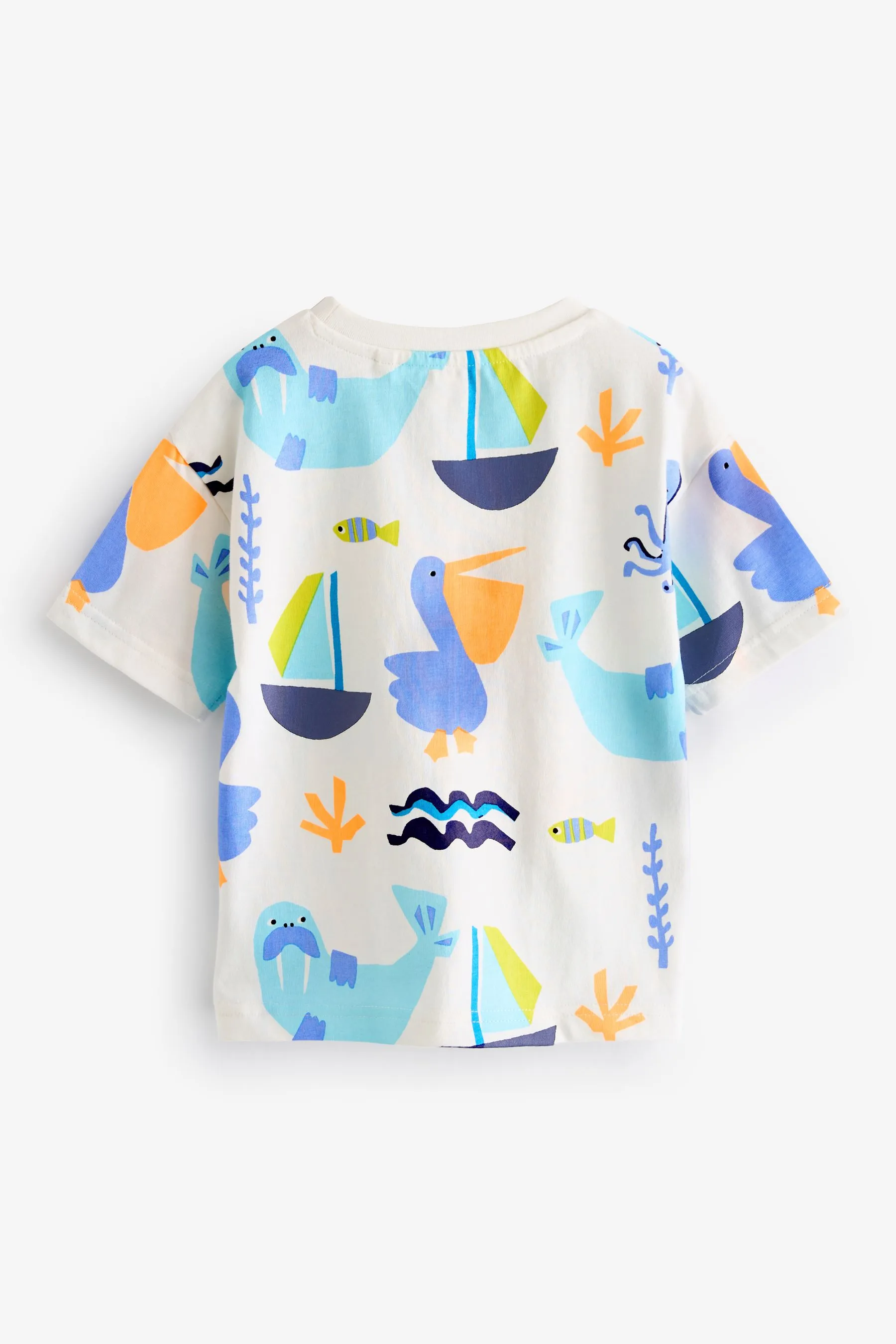 100% Cotton Short Sleeve Character T-Shirts 3 Pack (3mths-7yrs)    