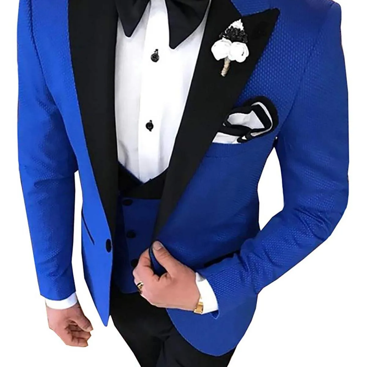 Abiti da uomo 3 pezzi per uomo Custom Made Terno Slim Groom Custom Wedding Men Suit Masculino (giacca + pantaloni + gilet + crav