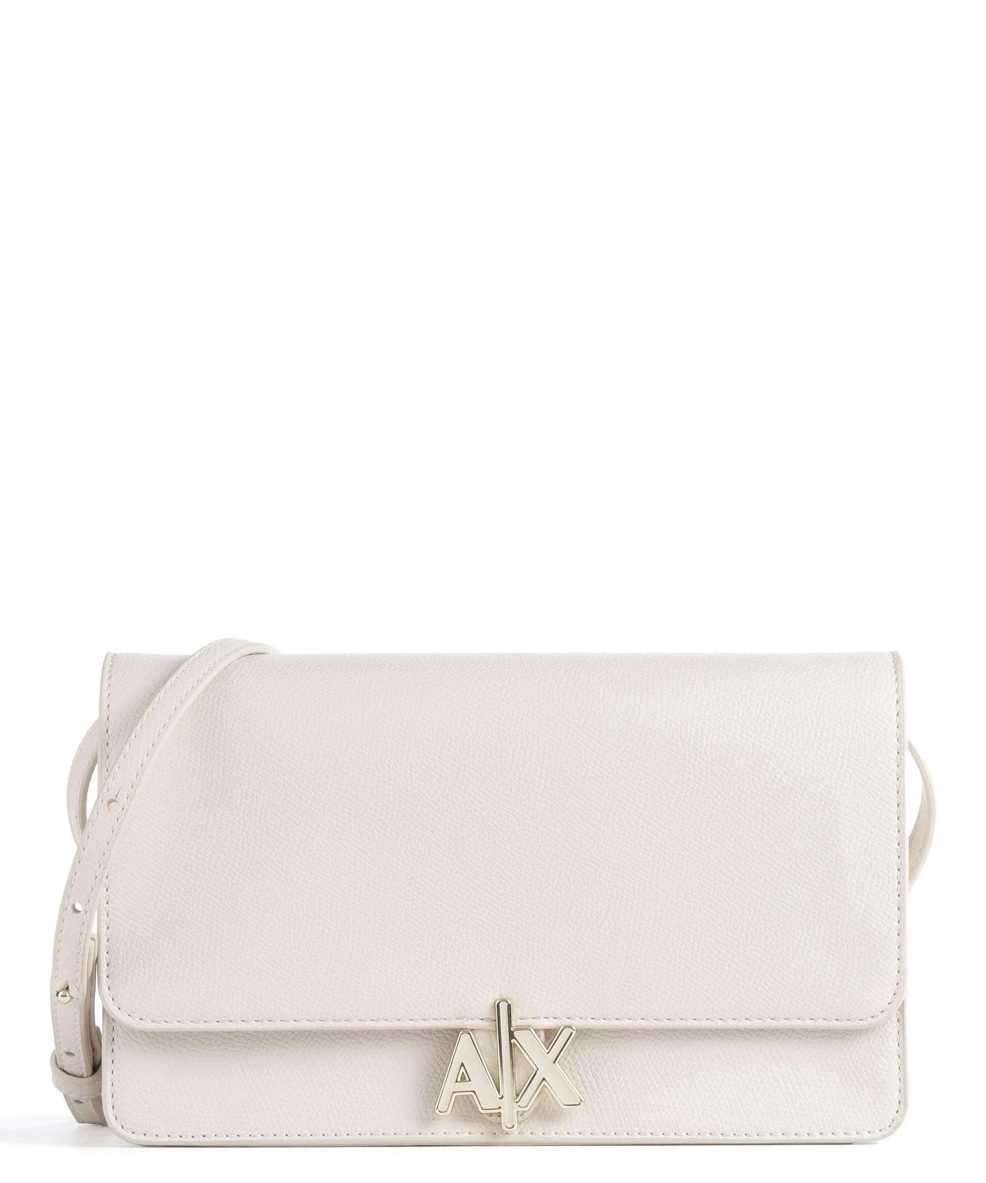  Armani Exchange Borsa a tracolla pelle sintetica avorio  