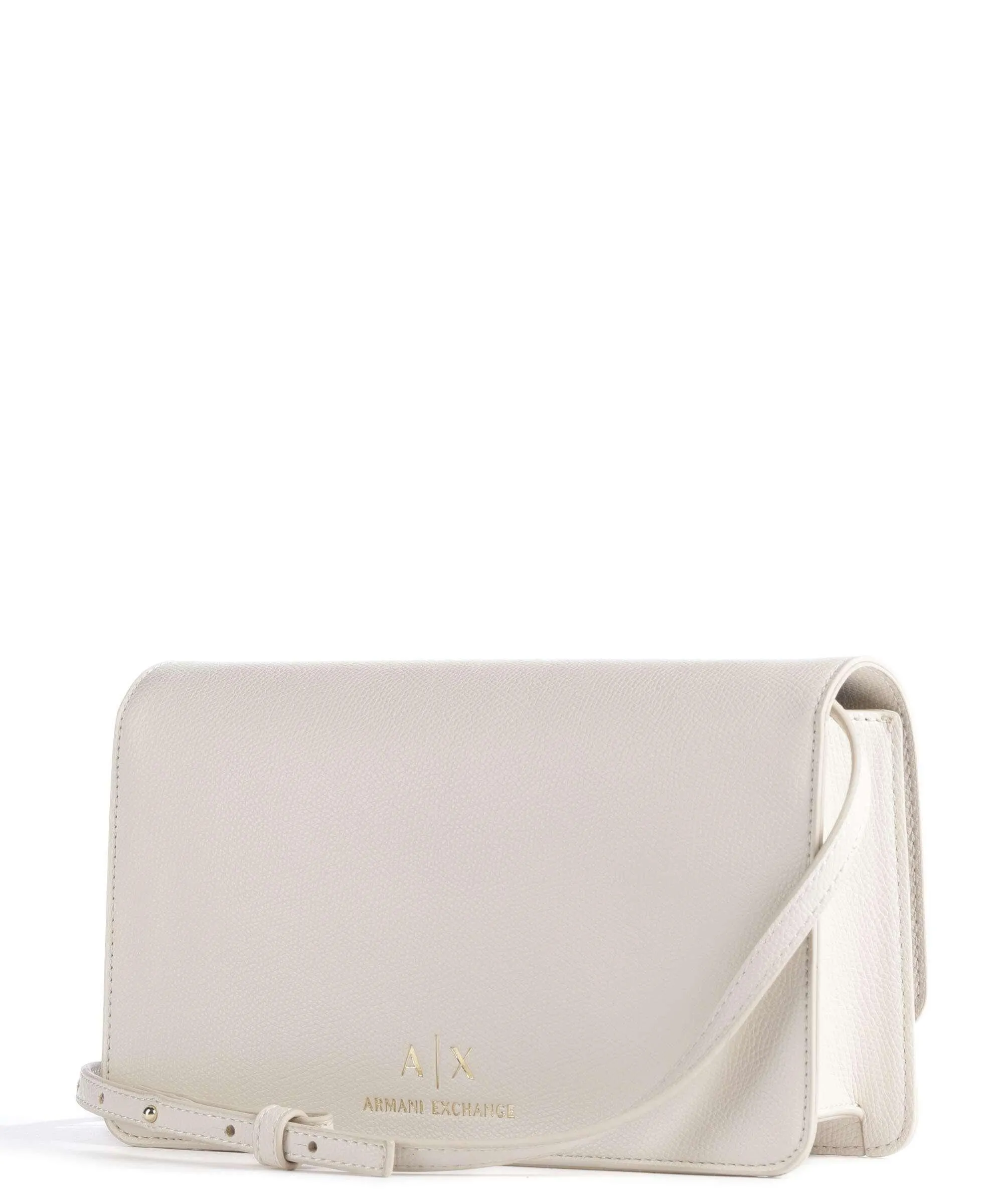  Armani Exchange Borsa a tracolla pelle sintetica avorio  