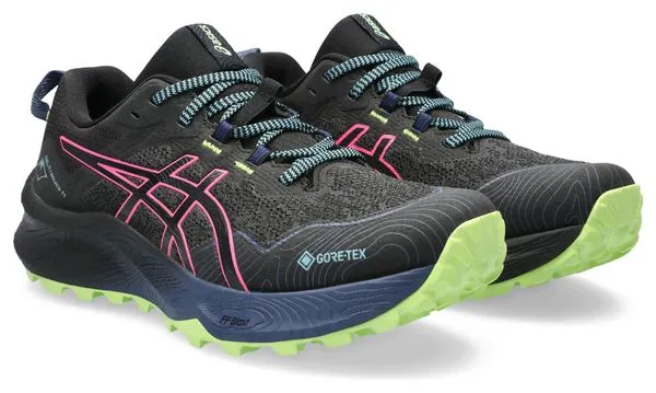 Asics GEL-Trabuco 11 GTX Scarpe da trail da donna Nero Rosa Verde