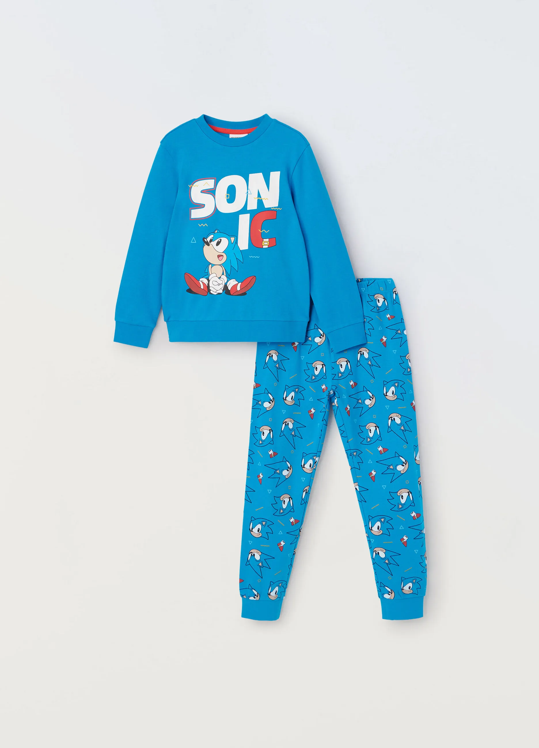 BLUKIDS  Set pigiama lungo in puro cotone bambino