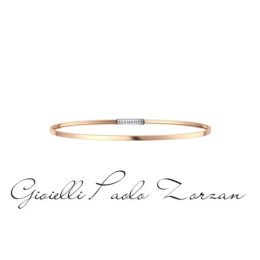 Bracciale Rigido Elements Di Donna Oro Bangle Oro Rosa Interno Cavo Dfbf4107