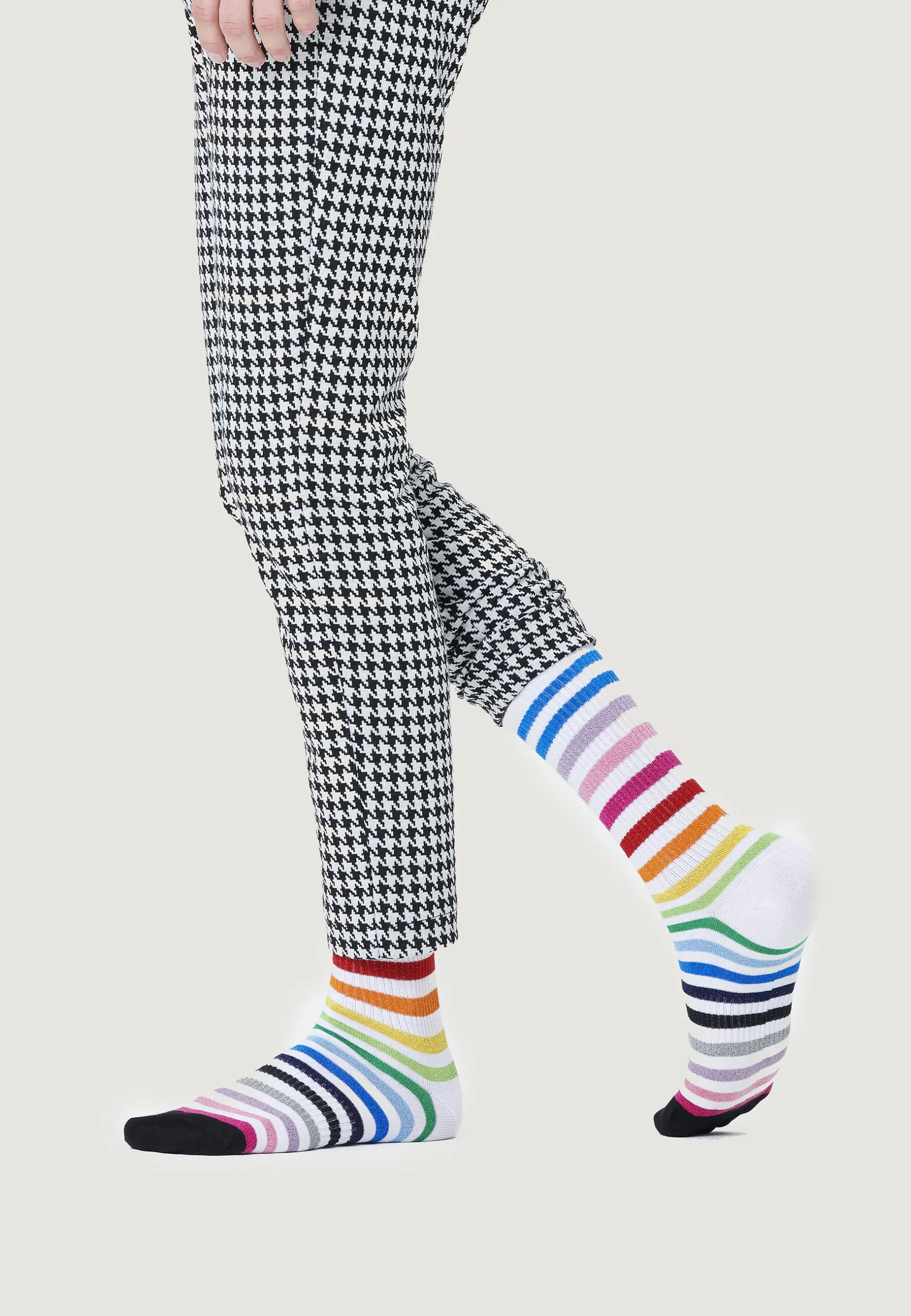 Calzini Lunghi Happy Socks UNISEX Bianco