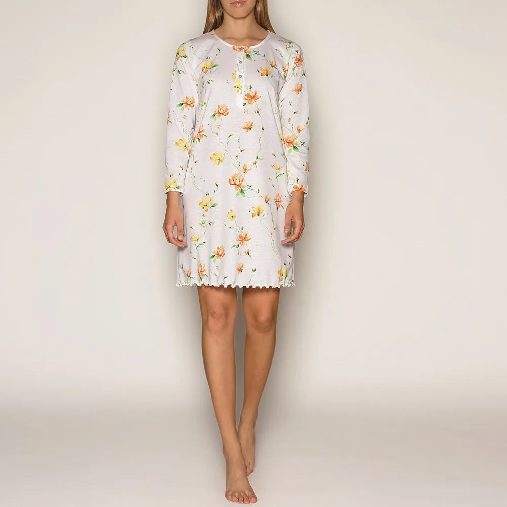 camicia da notte serafino manica lunga 3365 zero pigiamore 