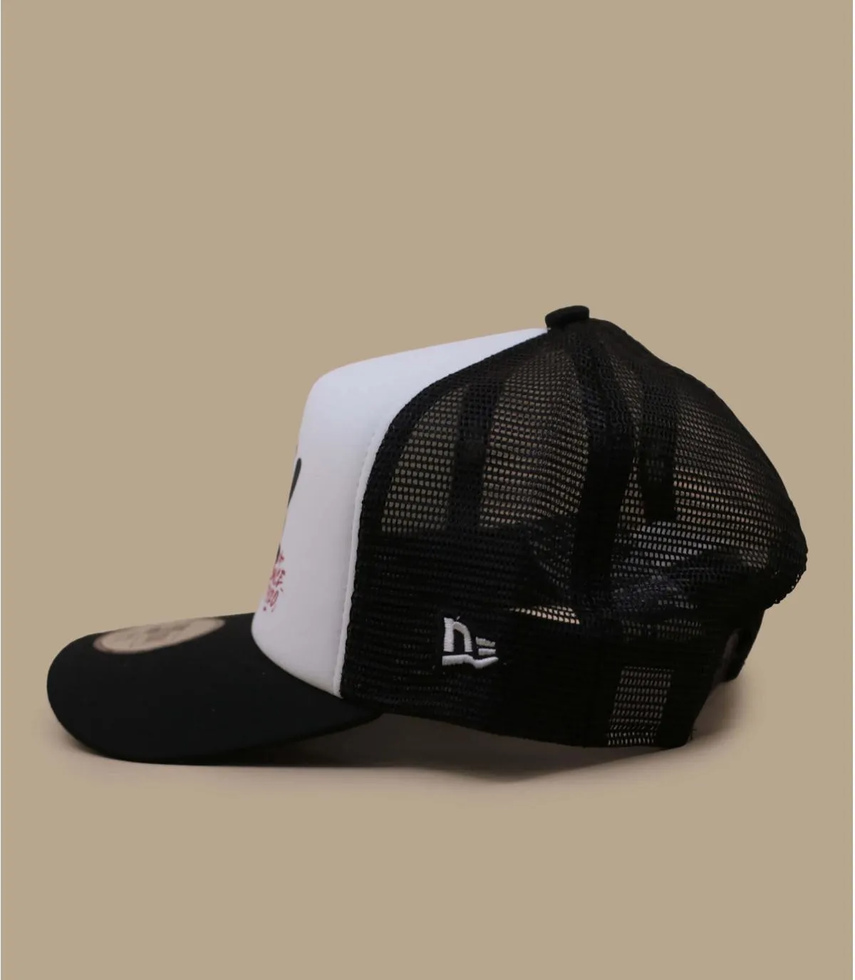Cappellino trucker bianco nero per bambiniCappellini Kid Graffiti Trucker black     