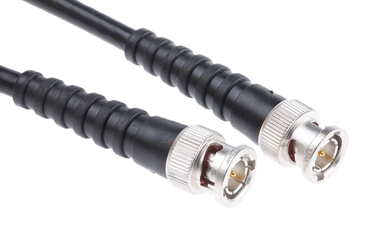 Cavo coassiale Telegartner RG59, BNC / BNC, L. 3m, 75 Ω, col. Nero