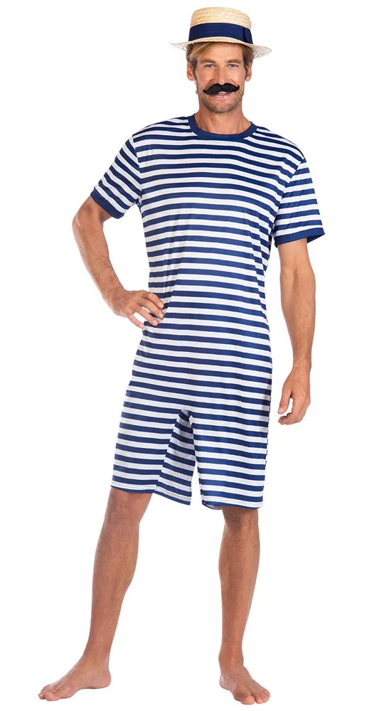 Costume da bagno da uomo nostalgico degli anni '20