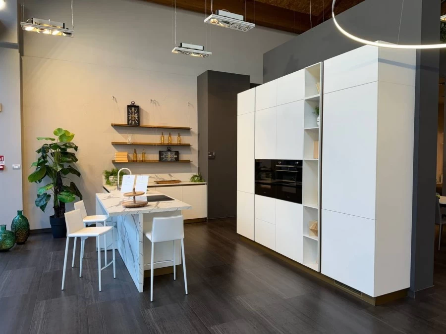 Cucina con penisola Scavolini Delinea