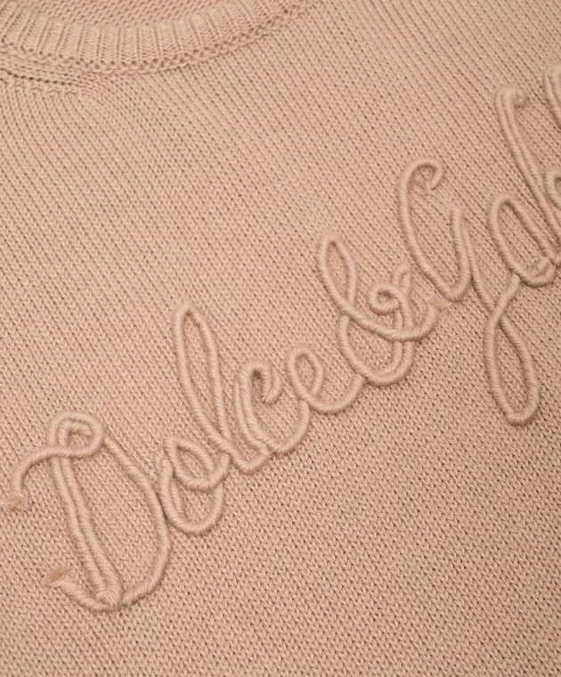 Dolce&Gabbana Maglia per bambini con ricamo logo testurizzato L4KWE2JBCE0812+