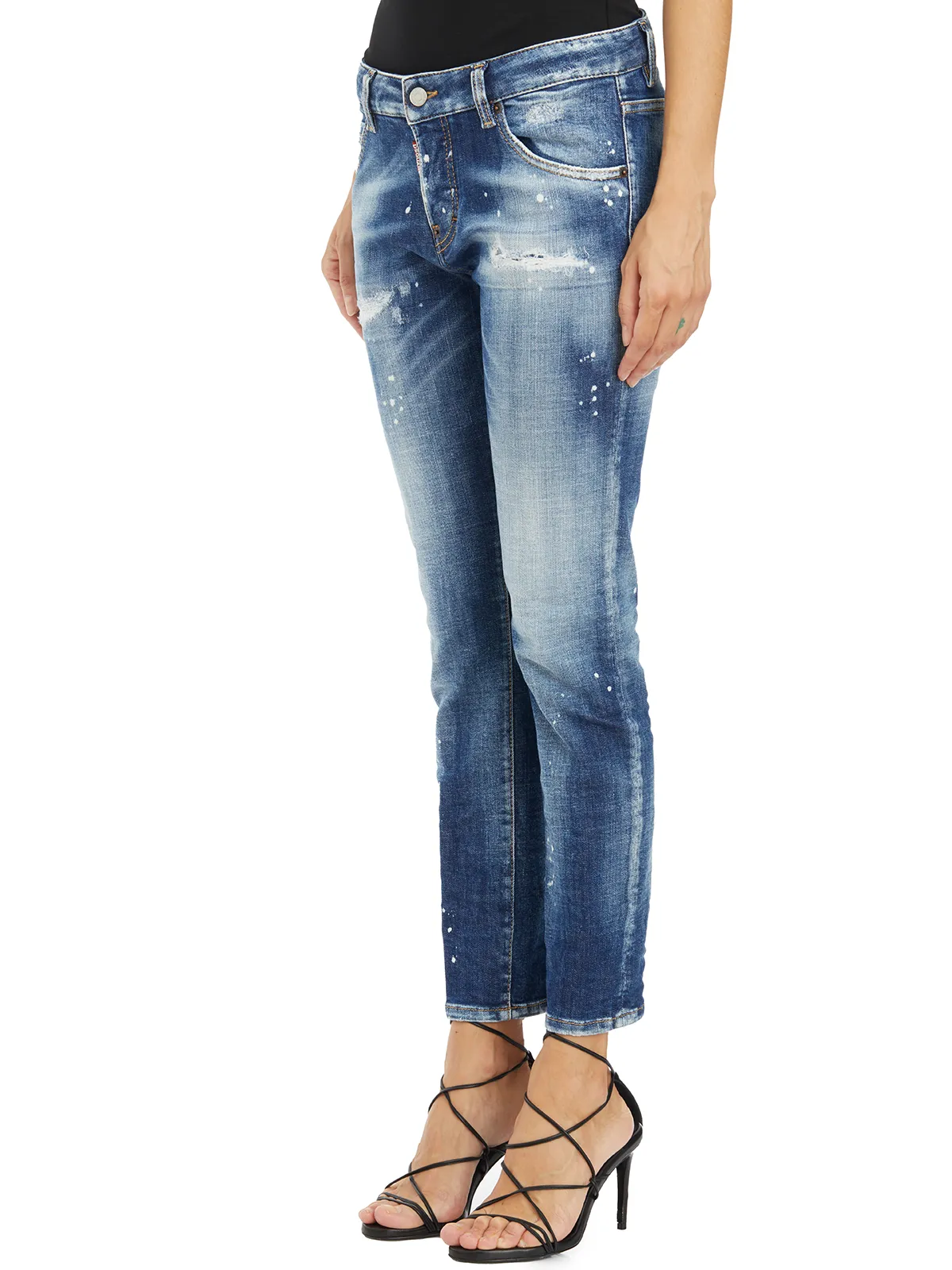 DSQUARED  PANTALONE IN DENIM COOL GIRL 