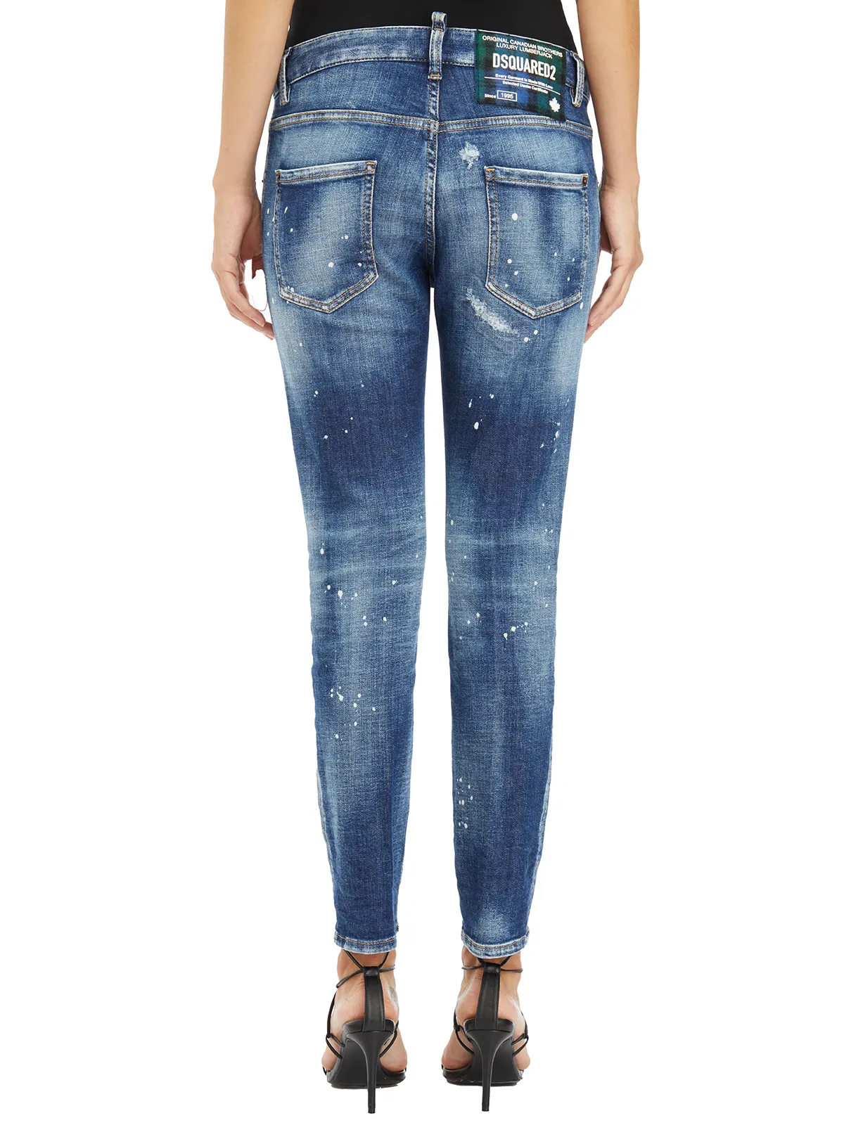 DSQUARED  PANTALONE IN DENIM COOL GIRL 