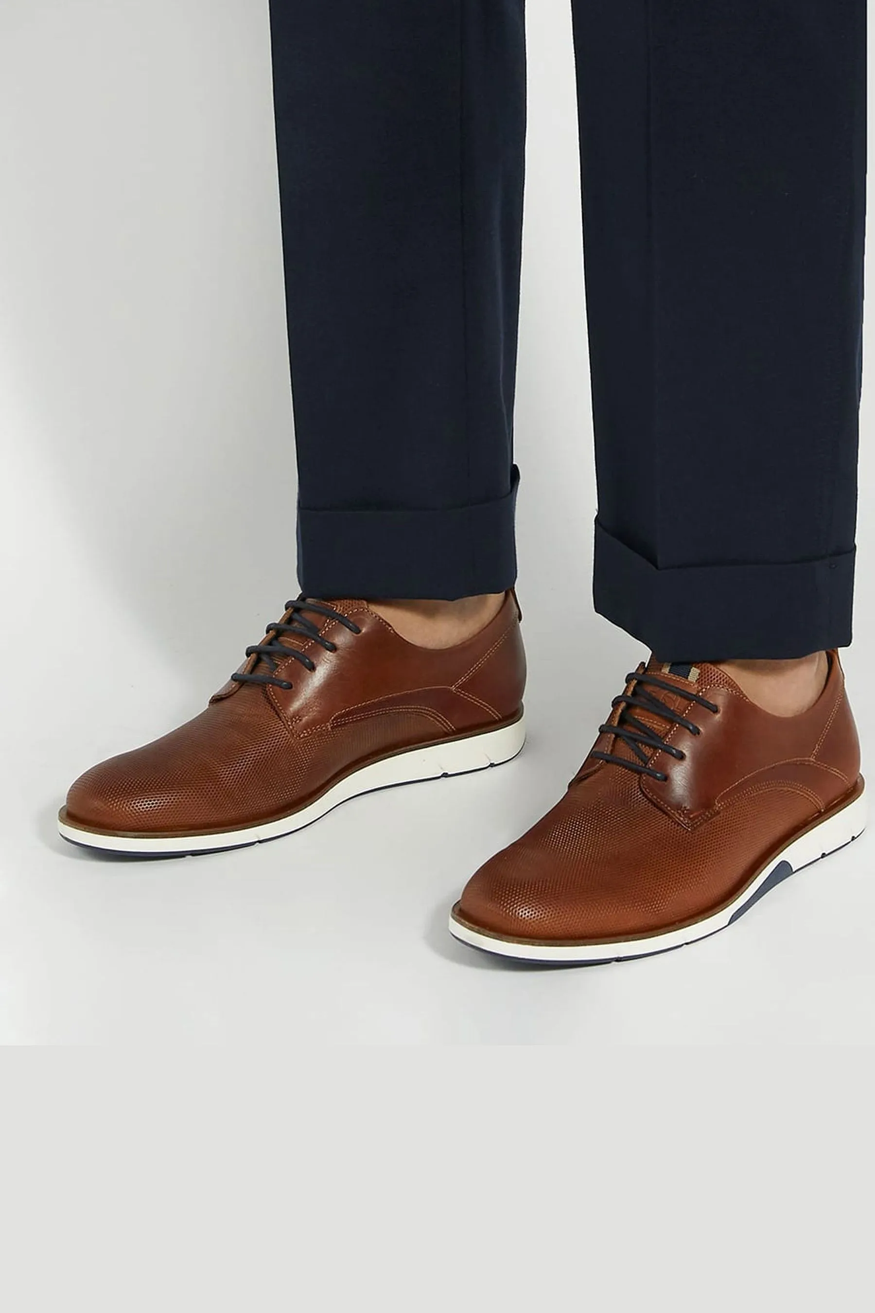 Dune London - Barnabey - Scarpe Derby traforata tinta unita
