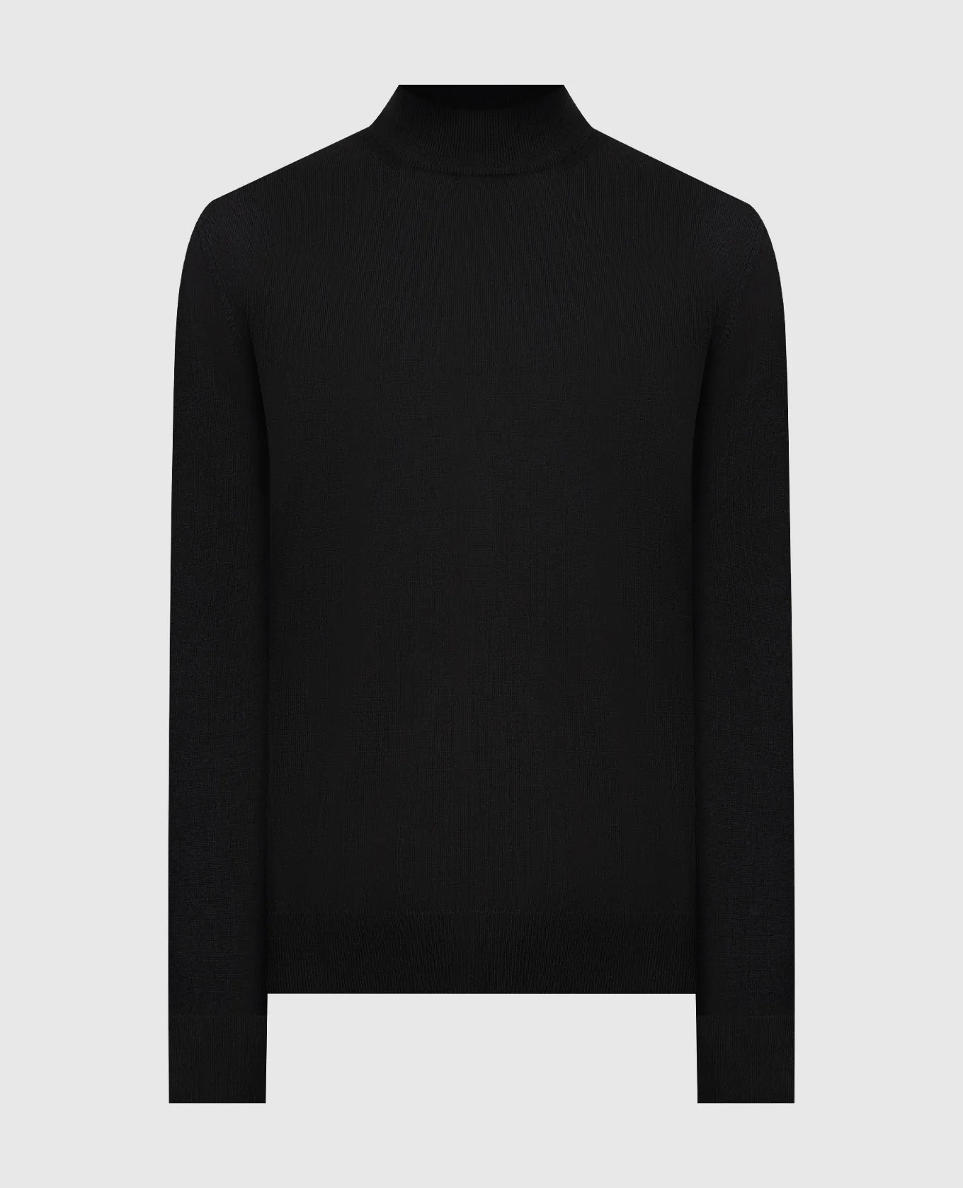 D'Uomo Milano Maglia in lana merino nera 97397