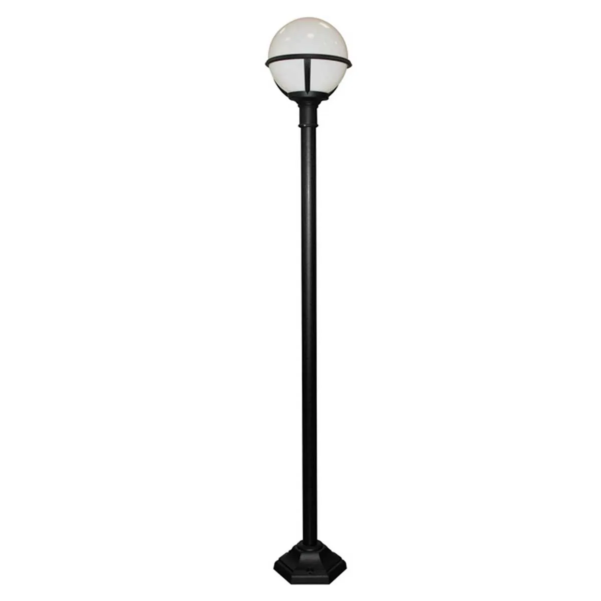 Elstead Lighting  Lampione da giardino per esterni in resina e diffusore in acrilico Glenbeigh - 100W