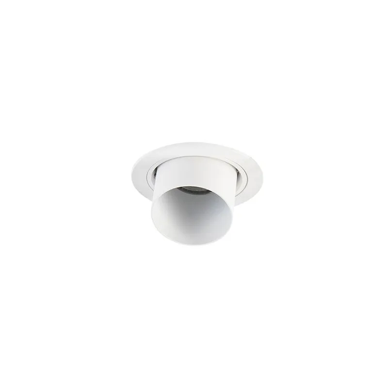 Faretto da incasso intelligente bianco inclinabile con WiFi GU10 - Installa