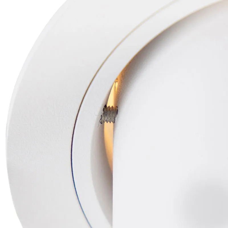 Faretto da incasso intelligente bianco inclinabile con WiFi GU10 - Installa