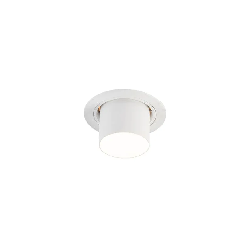 Faretto da incasso intelligente bianco inclinabile con WiFi GU10 - Installa