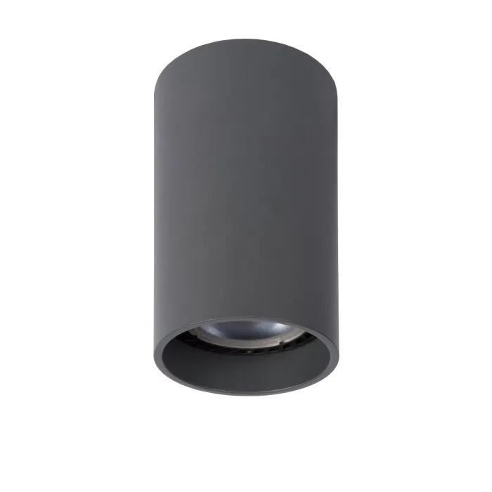 Faretto da soffitto Lucide DELTO LED Grigio, 1-Luce