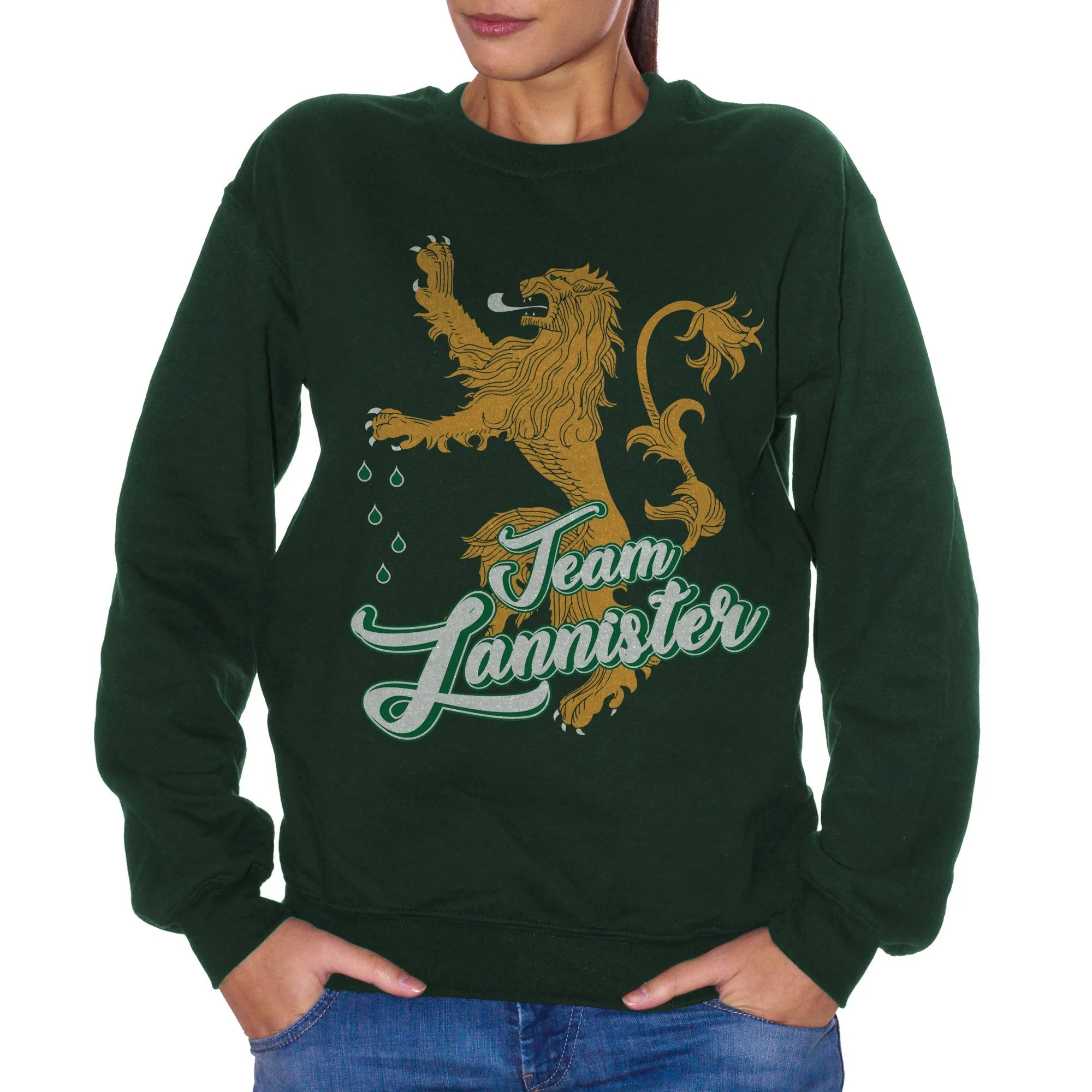 Felpa Girocollo Team Lannister Game Got Queen Cersei - FILM