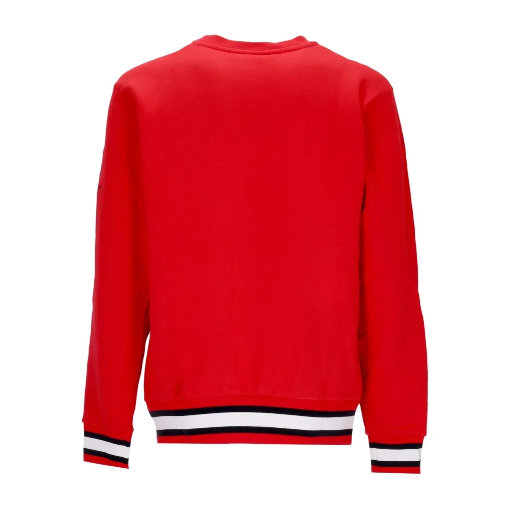 felpa girocollo uomo nba fleece crew courtside chibul UNIVERSITY RED