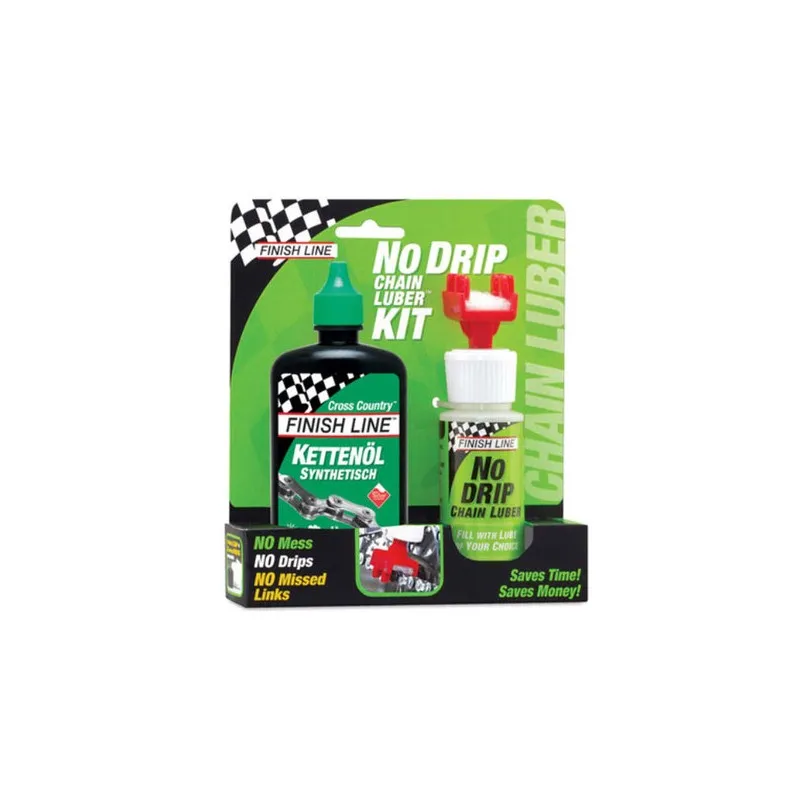Finish Line kit No Drip Chain Luber incluso olio Cross Country 120ml