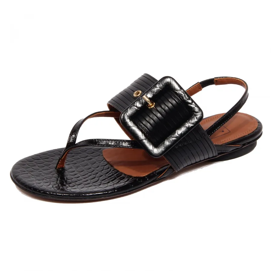 G1576 infradito donna L'AUTRE CHOSE black sandal woman