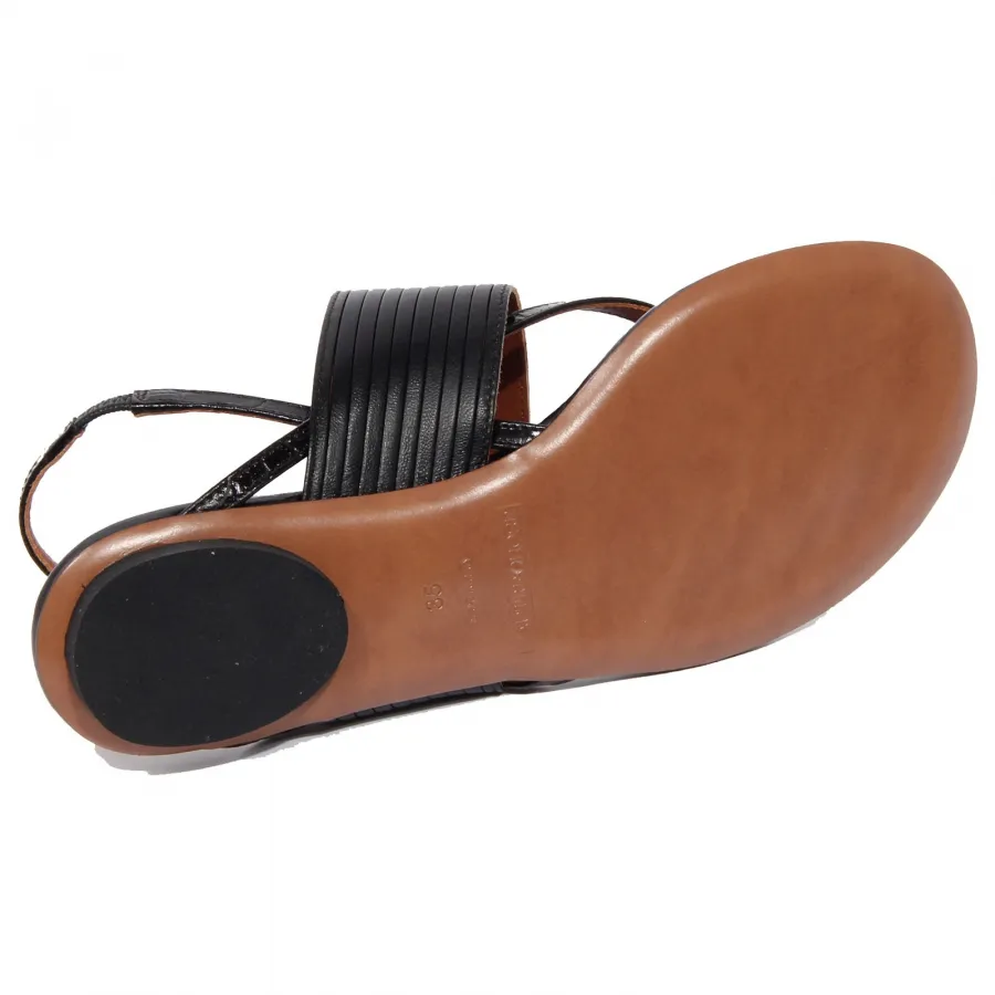 G1576 infradito donna L'AUTRE CHOSE black sandal woman
