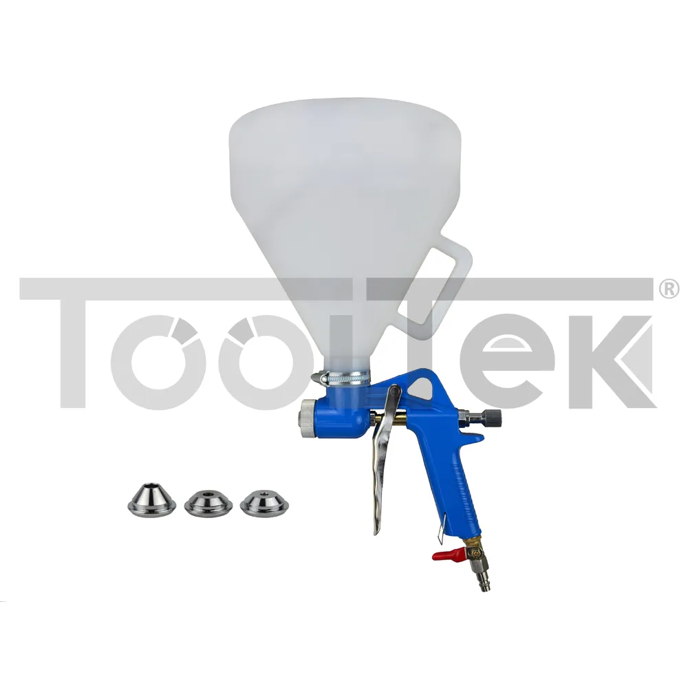 GEKO G01114 PISTOLA AEROGRAFO AD ARIA VERNICIATURA INTONACARE 4,6,8mm 6lt 