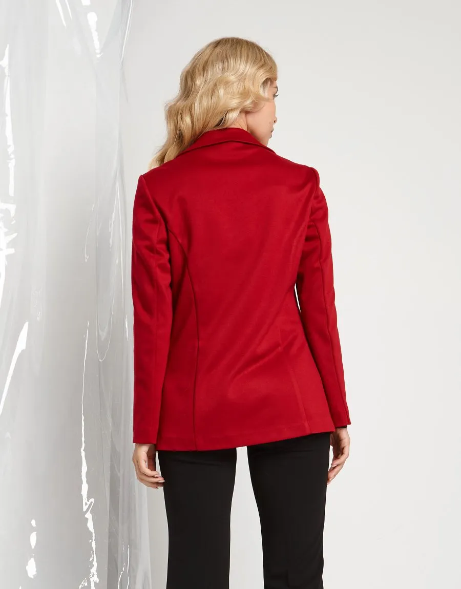 Giacca con revers e bottoni