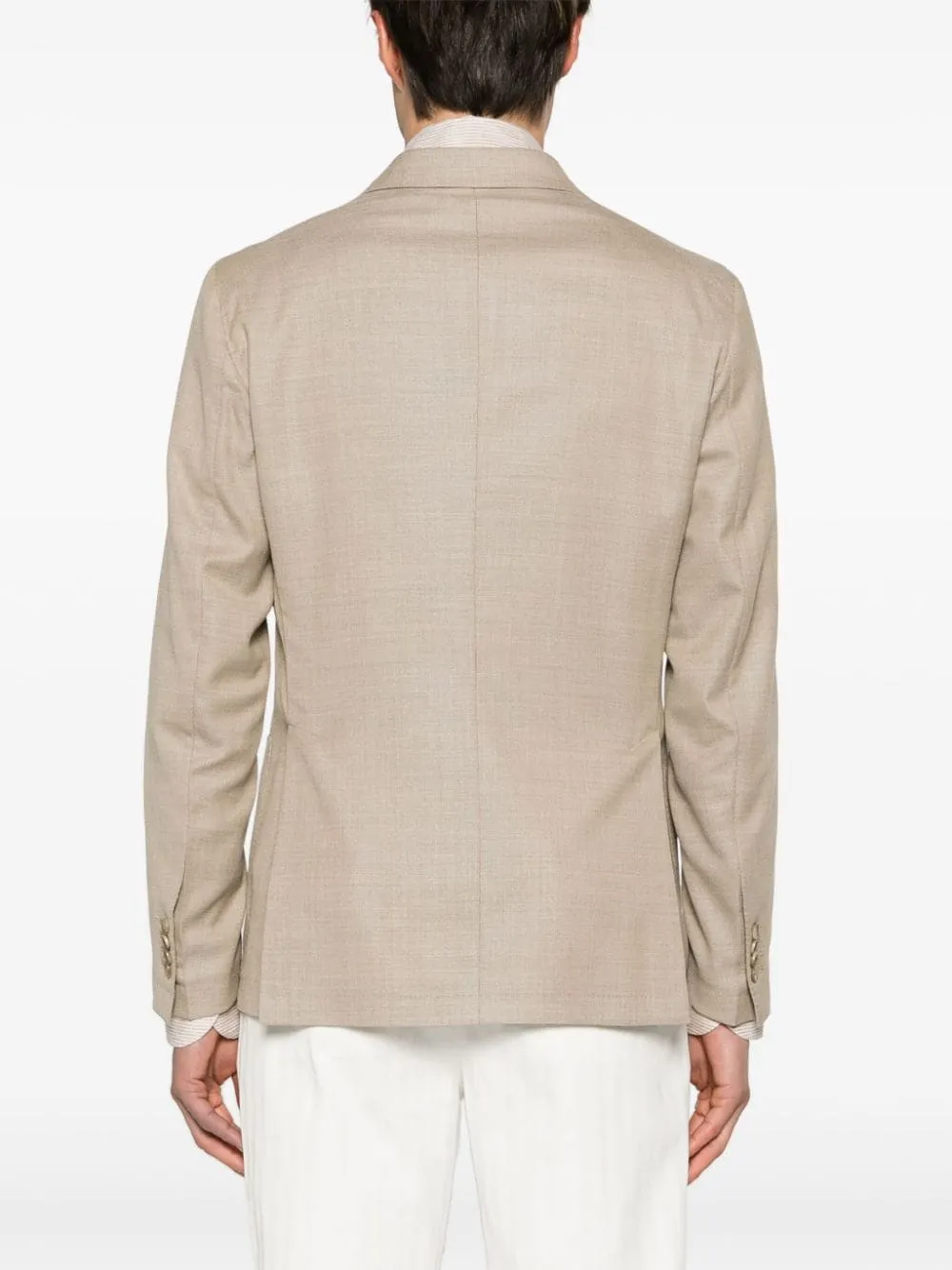 Giacca doppiopetto in beige - uomo