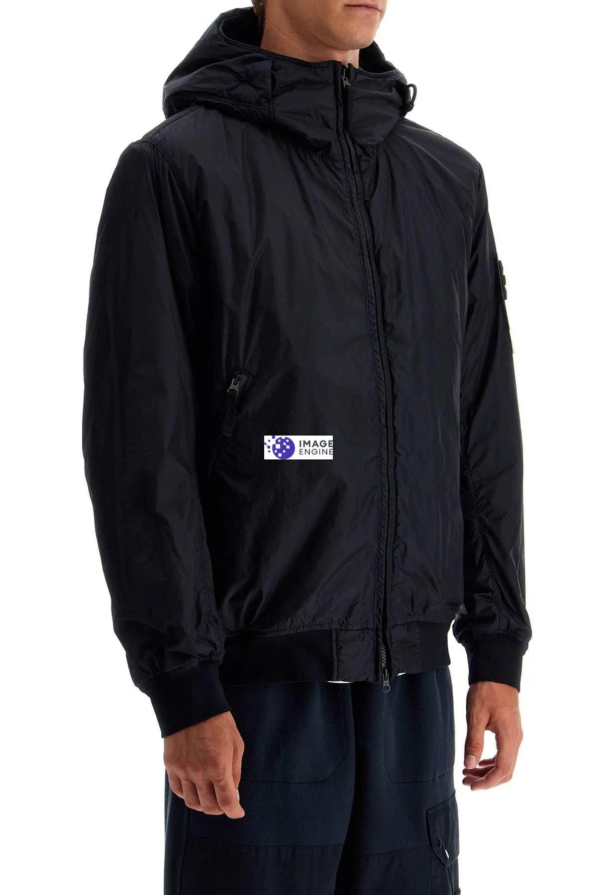 Giacca in Garment Dyed Crinkle Reps R-Ny