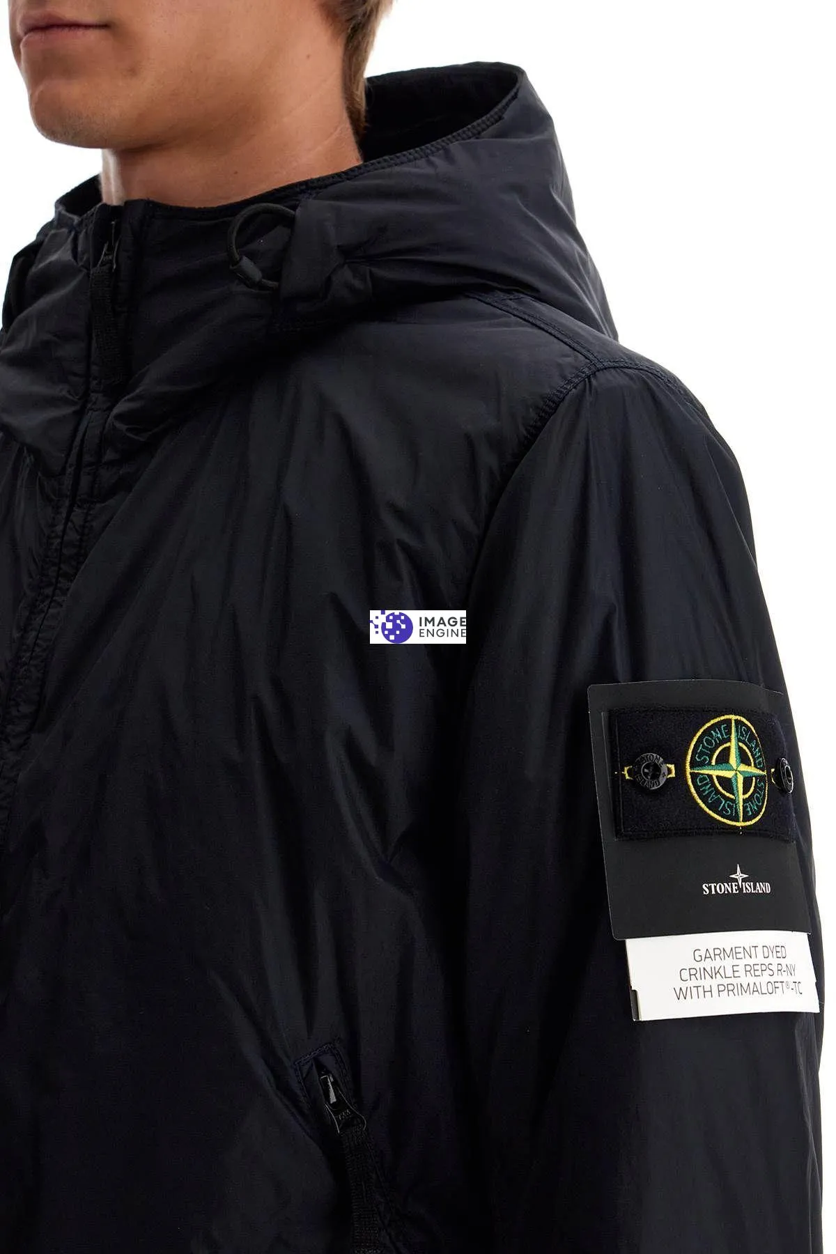 Giacca in Garment Dyed Crinkle Reps R-Ny