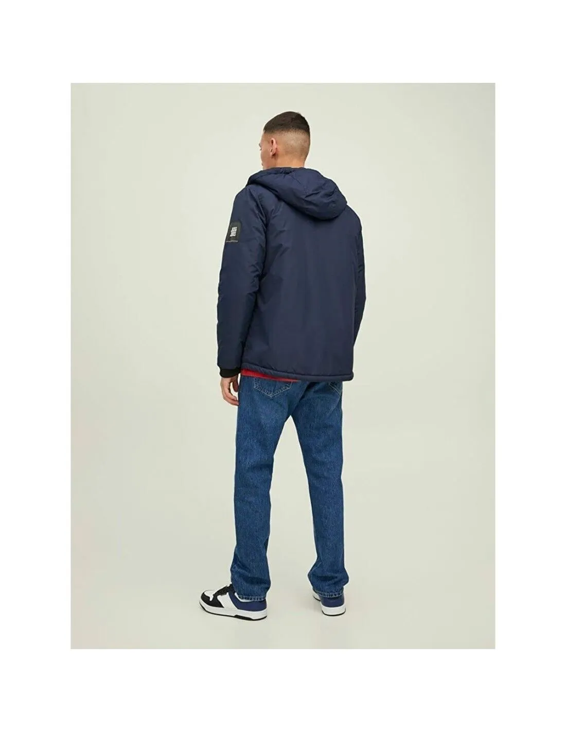 Giacca Sportiva da Uomo JJLOCK Jack & Jones 12217183 Blu Marino Taglia XXL