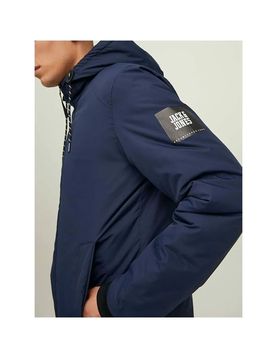 Giacca Sportiva da Uomo JJLOCK Jack & Jones 12217183 Blu Marino Taglia XXL