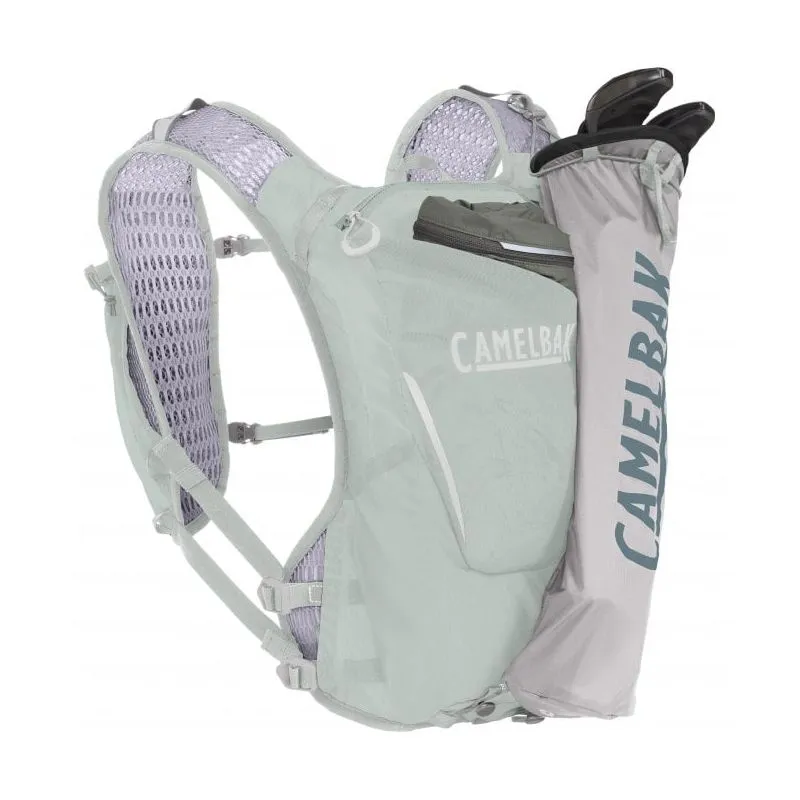 Gilet di idratazione da donna CamelBak ZEPHYR PRO (grigio cielo/blu lavanda)