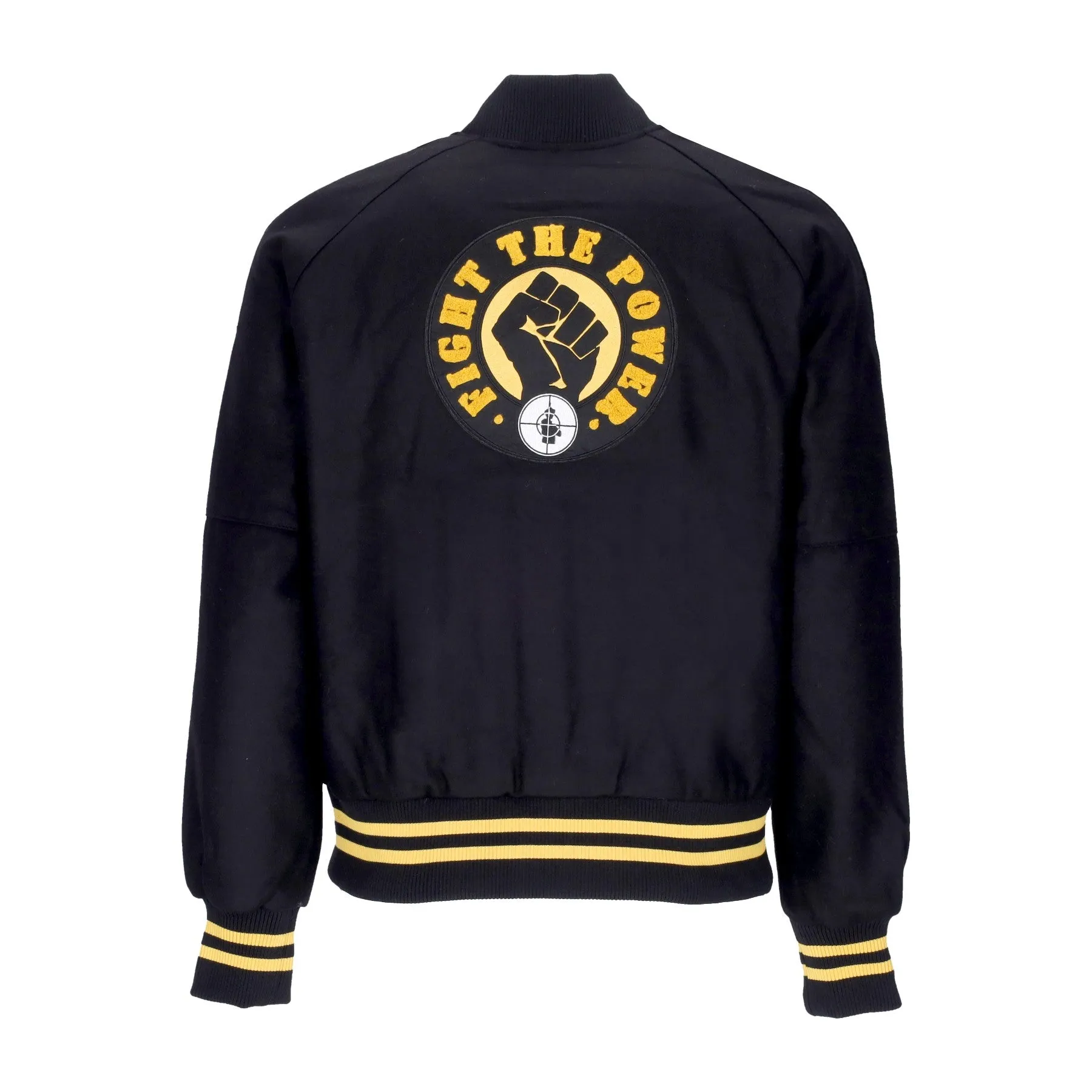 Giubbotto Bomber Uomo Pexe Ftp Baseball Jacket Flint Black