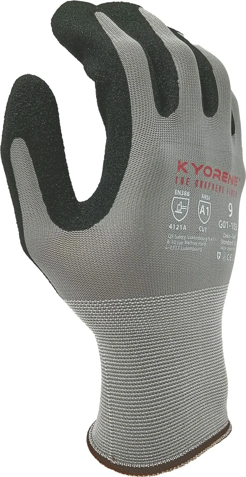 Guanti KYORENE 00-110, Tg. 8, in Grafene, Poliestere, col. Nero, grigio