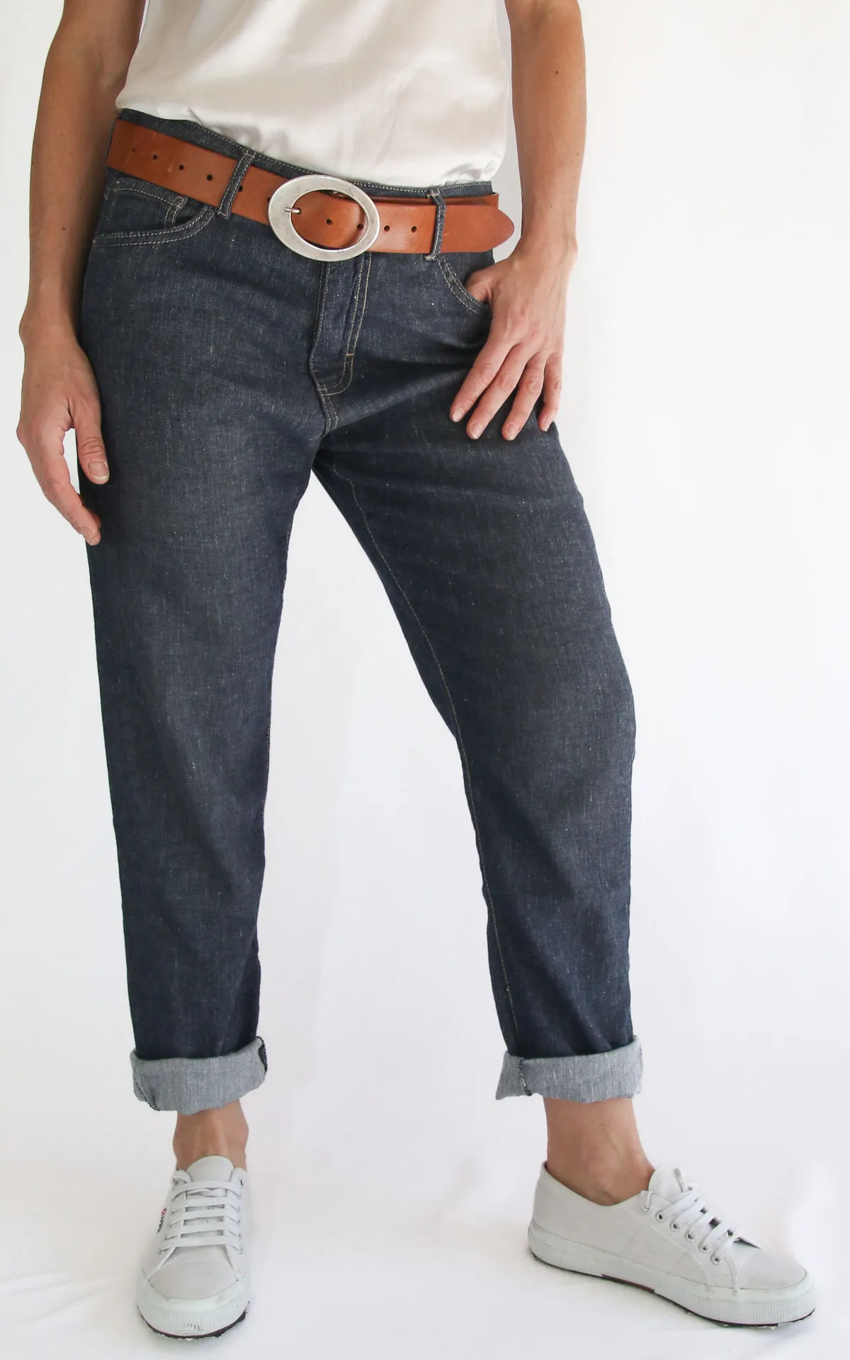 Initial – Jeans lino boyfriend – Aria