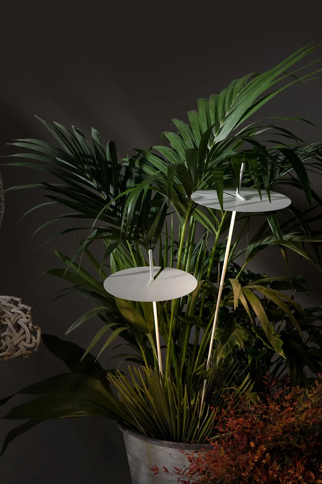 Karman Xana lampione LED esterni bianco H 73 cm