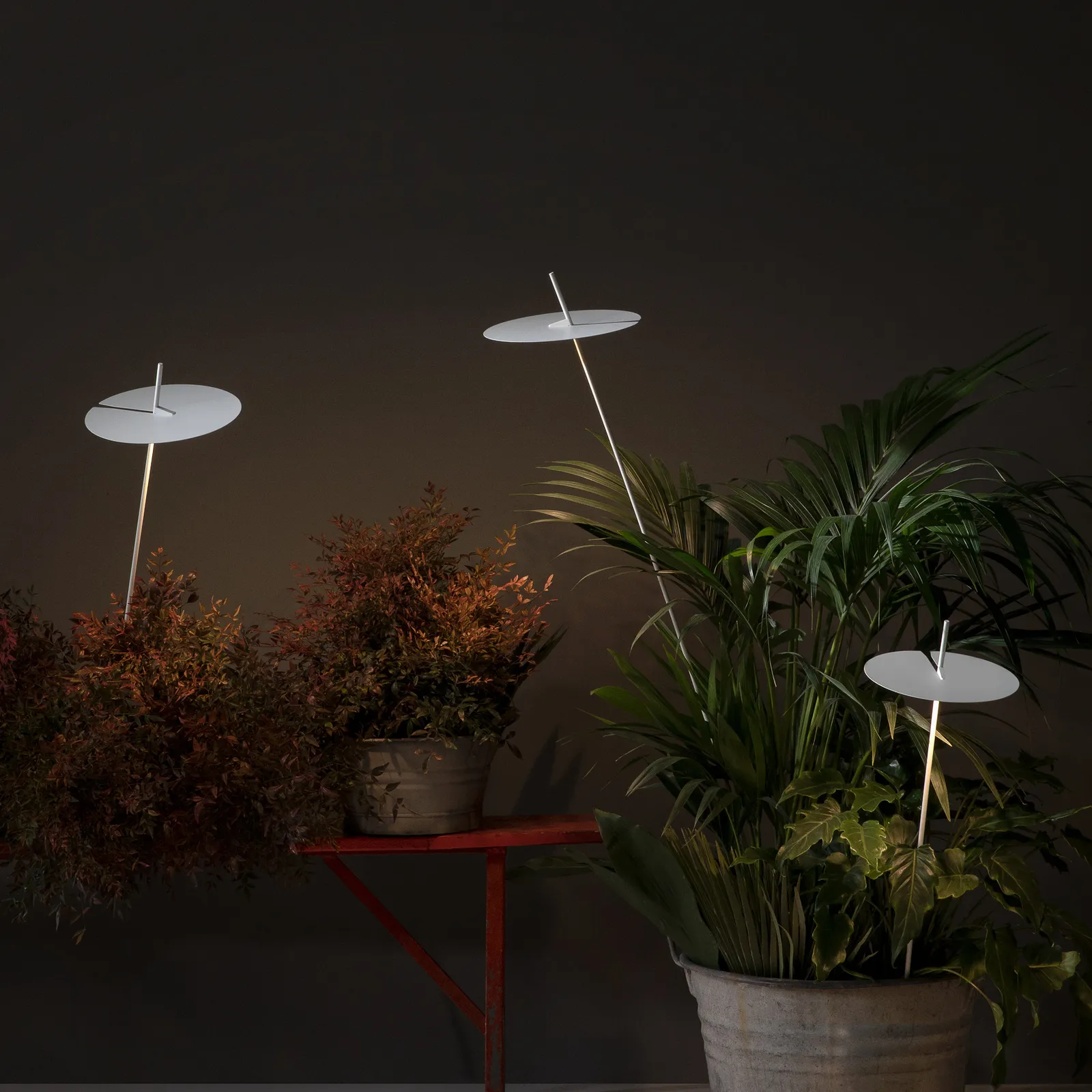 Karman Xana lampione LED esterni bianco H 73 cm