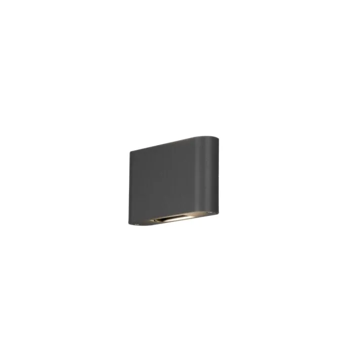 Konstsmide Chieri Applique da esterno LED Nero, 2-Luci