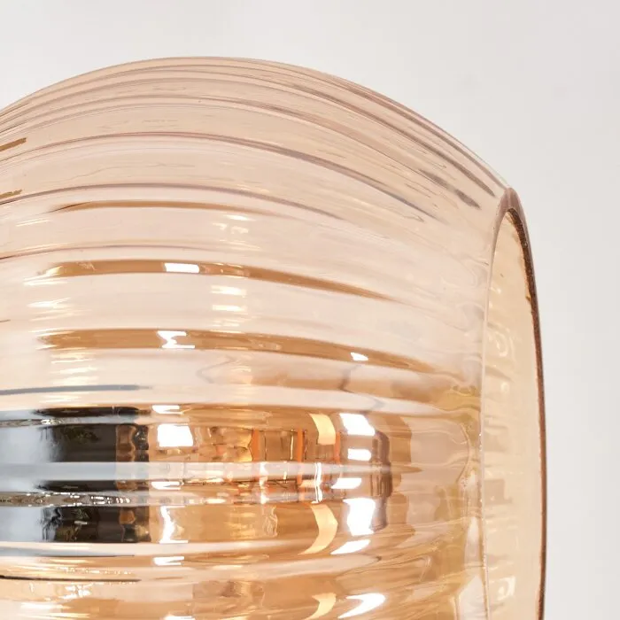 Koyoto Lampada da terra 31 cm Ambrato, 4-Luci