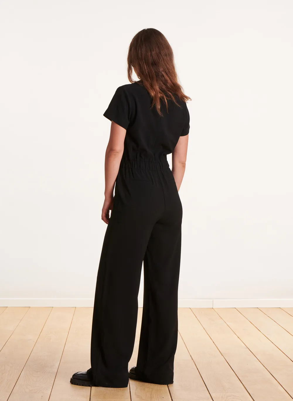  LA FEE MARABOUTEE   Tuta larga con scollo a V | Nero