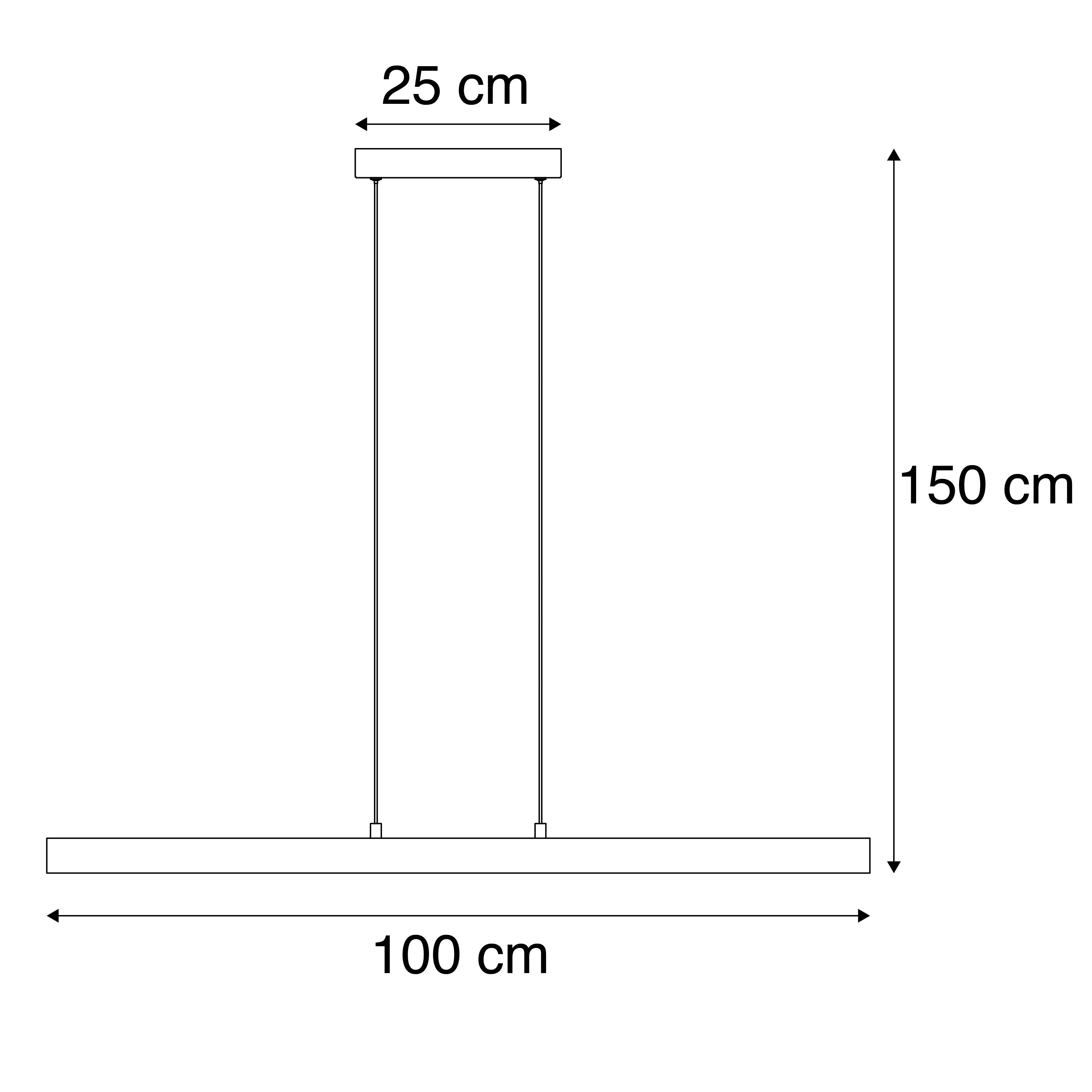 Lampada a sospensione nera con interno dorato incluso LED - Balo 4