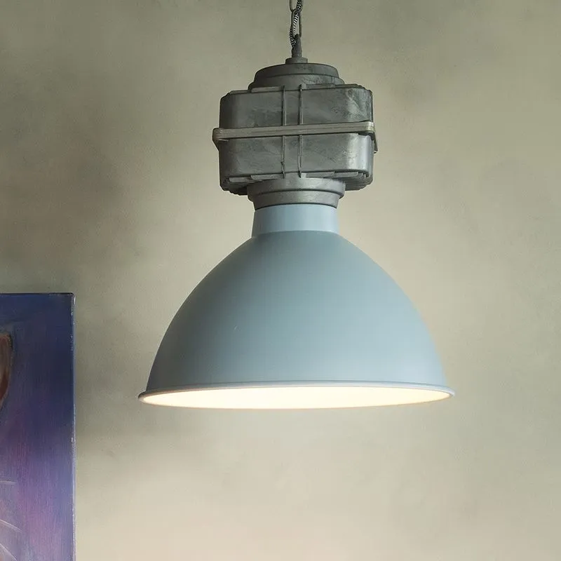 Lampada a sospensione SICKO piccola azzurro grigio