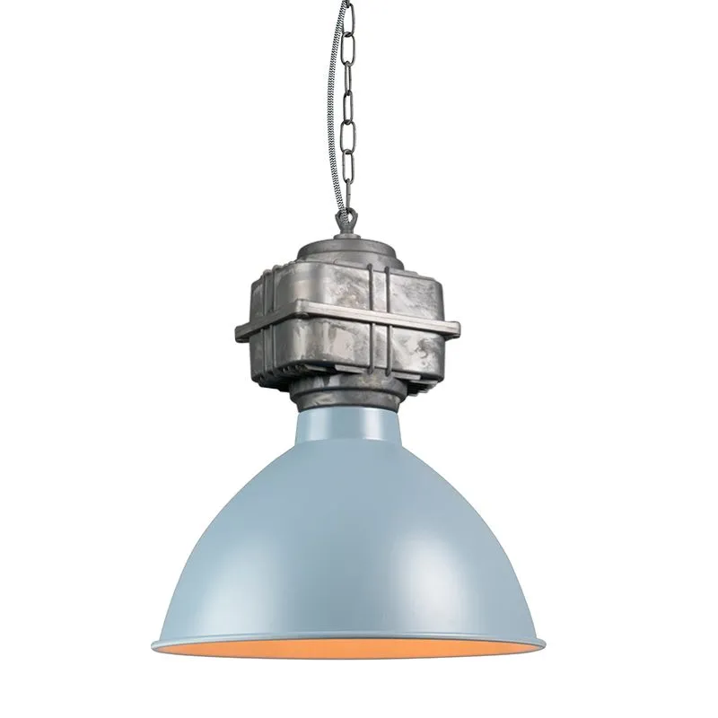 Lampada a sospensione SICKO piccola azzurro grigio