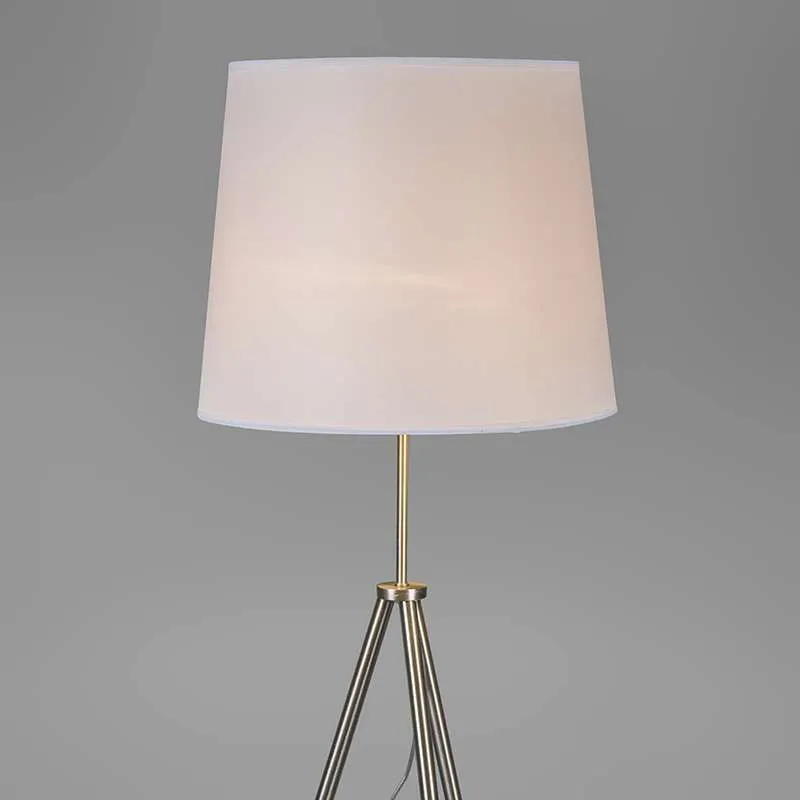 Lampada da terra 'Tripode' moderna acciaio - adatta per LED / interna