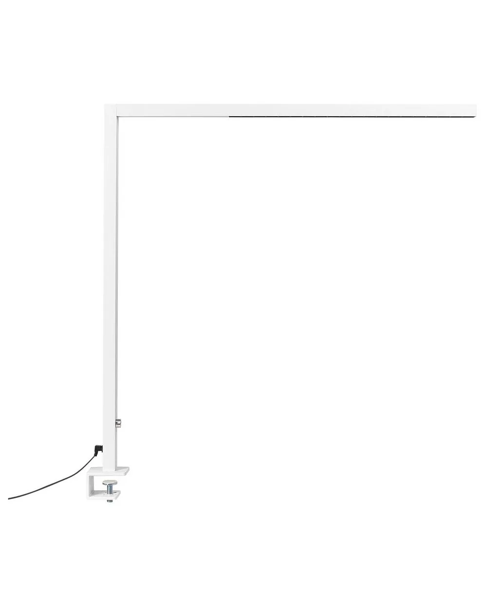 LED Clamp-On Desk Lamp VOLANS With Dimmer Metal White