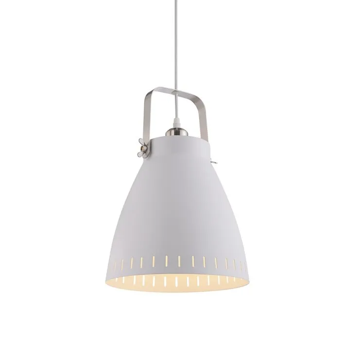 Leuchten Direkt EVA Lampada a Sospensione Bianco, 1-Luce